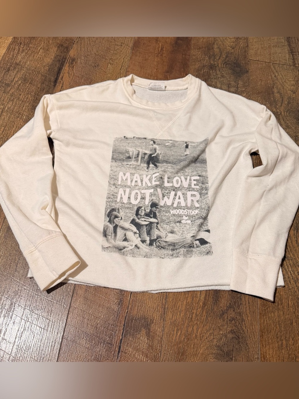 Grayson Threads Cream Cozy Terry Pullover